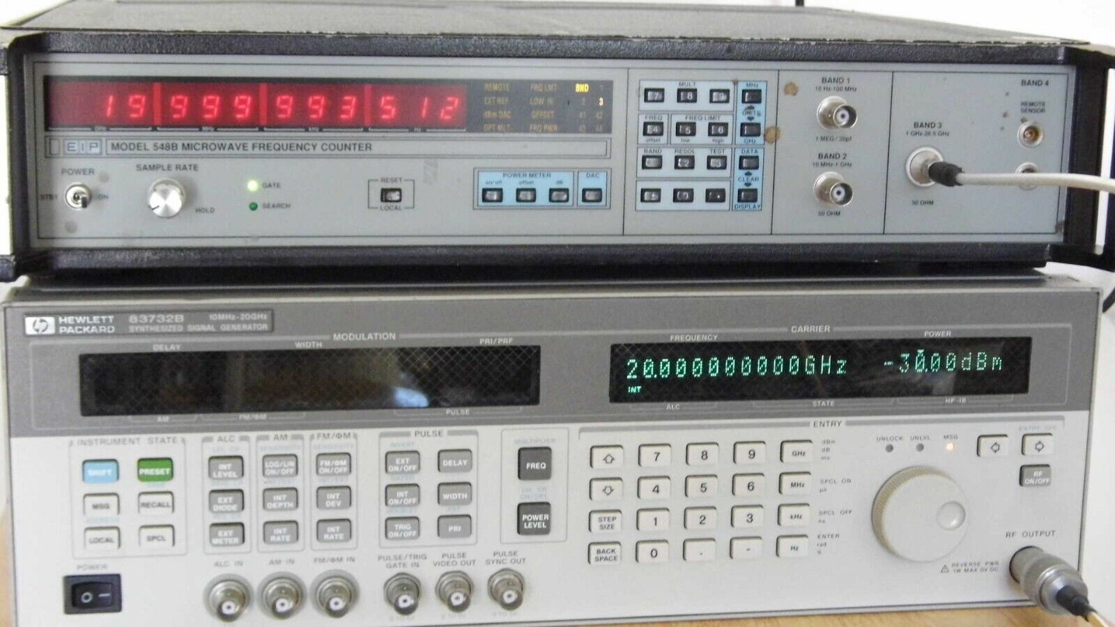 EIP 548B microwave frequency counter 10hz-26.5Ghz w/opt 06 EIP 548B microwave frequency counter 10hz-26.5Ghz w/opt 06
